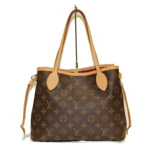 LOUIS VUITTON Neverfull Monogram Brown Pivoine Pink tote bag handbag